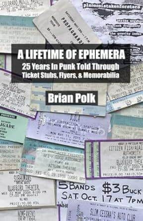 A Lifetime of Ephemera, by Brian Polk Books NEW Not specified