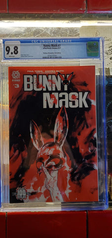 Bunny Mask #3 CGC 9.8 Mutiny Exclusive 2021 Aftershock Comics Comics USED Not specified