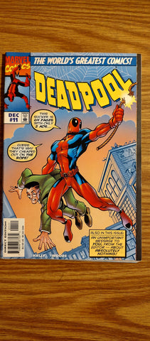 Deadpool #11 F/VF/7.0 1997 Marvel Comics Comics USED Not specified