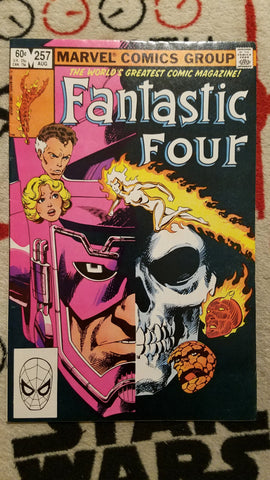 Fantastic Four #257 VF/8.0 Marvel Comics, John Byrne, Galactus Comics USED Local Comics