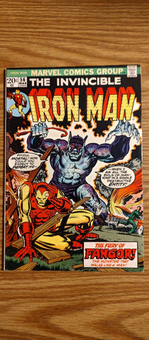 Iron Man #56 F/VF/7.0 1973 Marvel Comics, Jim Starlin Comics USED Not specified