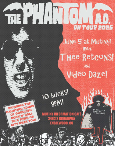 Phantom AD, June 5th, 2025 - Ticket - Admit ONE Tickets Not specified