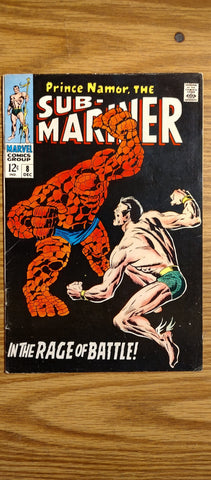 Sub-Mariner #8 F+/6.5 1968 Marvel Comics Comics USED Not specified