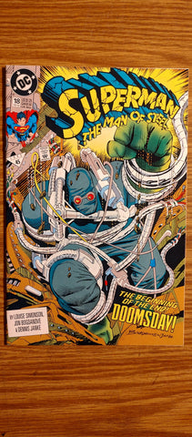 Superman The Man of Steel #18 NM/9.4 1992 DC Comics, 1st app Doomsday Comics USED Local Comics