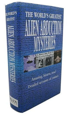 The World's Greatest Alien Abduction Mysteries - Rare Alva Press Books USED Not specified