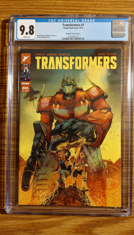 Transformers #1 1:50 Variant Cover CGC 9.8 2023 Image Comics Comics NEW Not specified