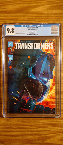 Transformers #1 Arocena 1:10 Variant CGC 9.8 2023 Image Comics Comics USED Not specified