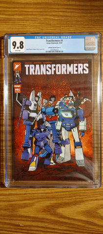 Transformers #1 Variant Cover A CGC 9.8 2023 Image Comics Comics NEW Not specified