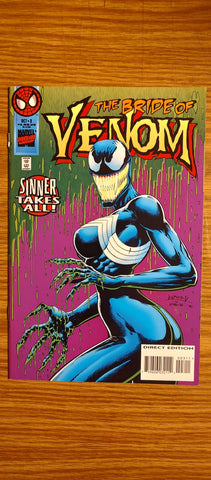 Venom: Sinner Takes All #3 NM/9.4 1995arvel Comics, 1st Bride of Venom Comics USED Not specified