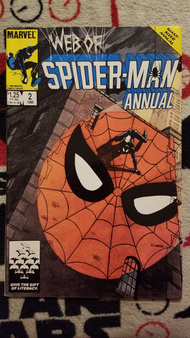 Web of Spider-Man Annual #2 NM-/9.2 1985 Marvel Comics Comics USED Local Comics