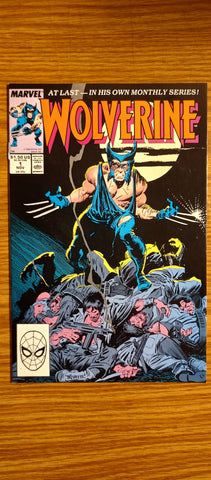 Wolverine #1 NM-/9.2 1988 Marvel Comics Comics USED Local Comics