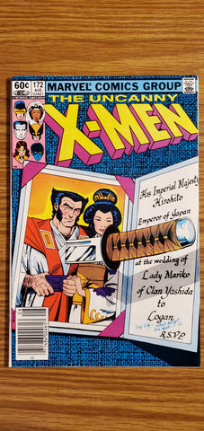 X-Men #172 NM/9.4 Newsstand Marvel Comics, Wolverine Comics USED Local Comics