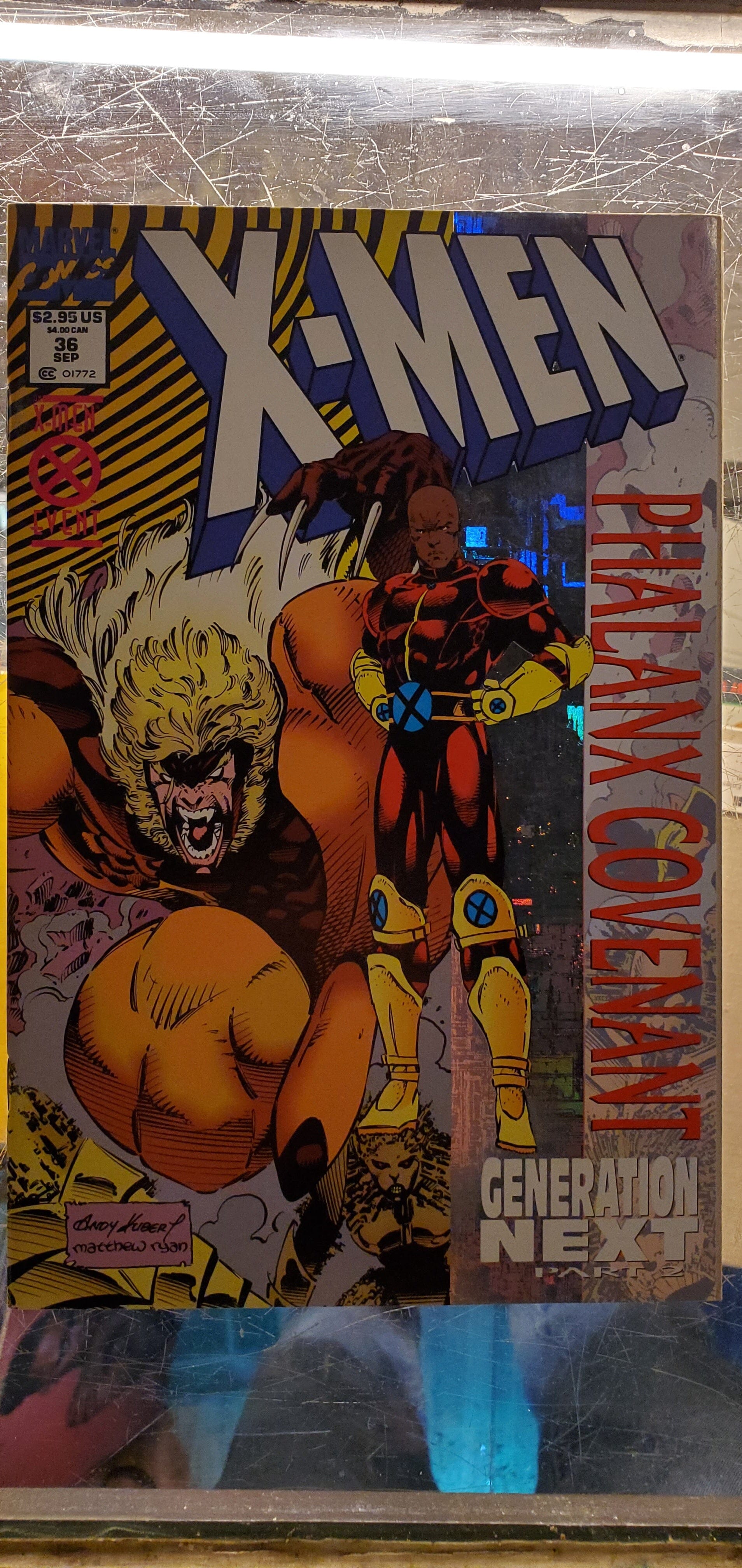 X-Men #36 NM/9.4 1994 Marvel Comics, 1st appearance Synch